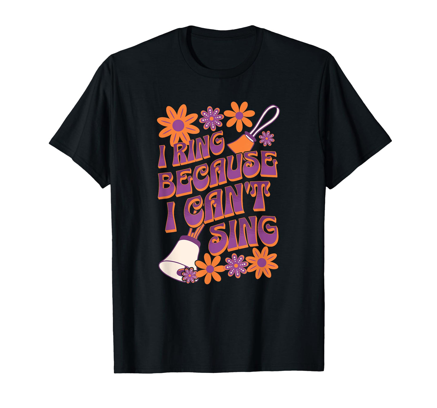 Funny Handbell Player Design for Bell Ringers, and Musicians T-Shirt