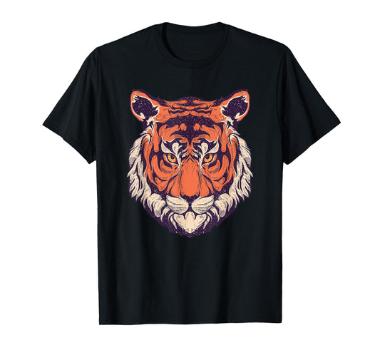 Cool Wild Tiger Tee shirts, Tiger Fashion Graphic Design T-Shirt