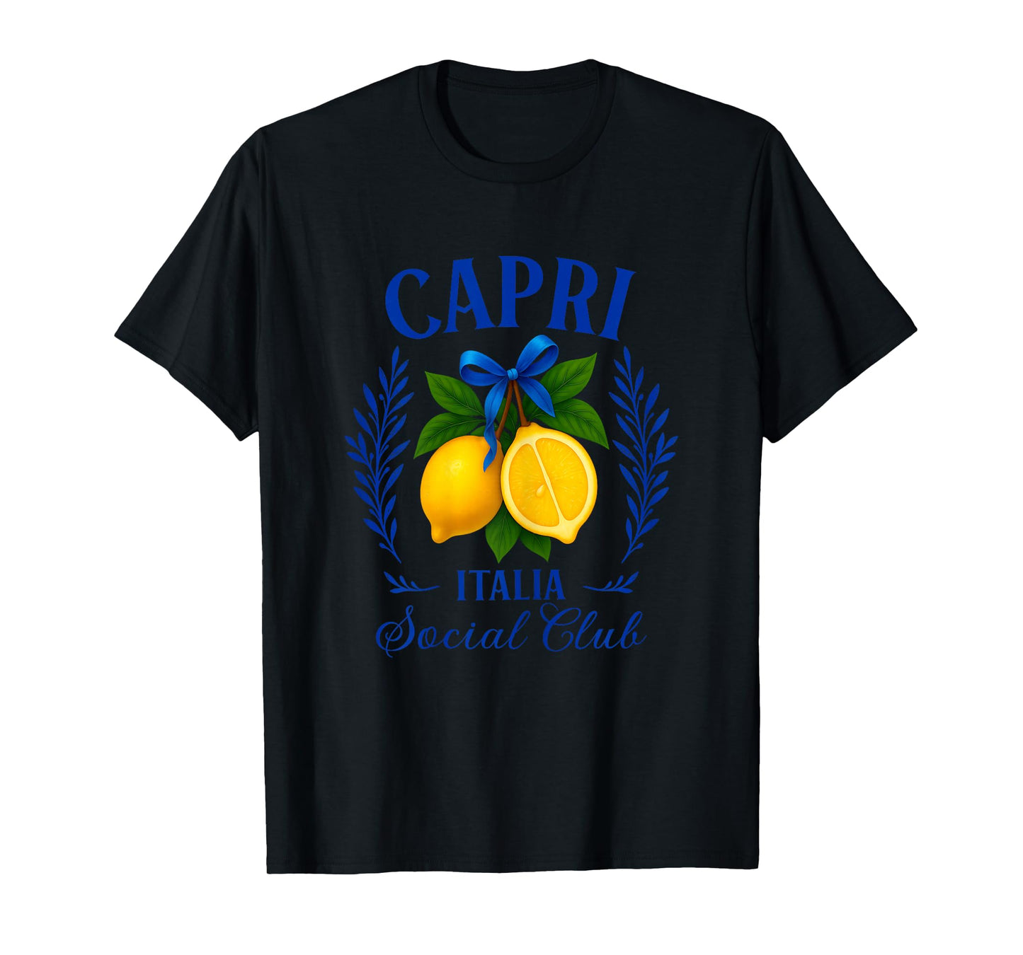 Capri Italia Lemons Travel Campania Tyrrhenian Sea Italy T-Shirt