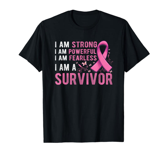 Breast cancer survivor month Support Breast Cancer Awareness T-Shirt