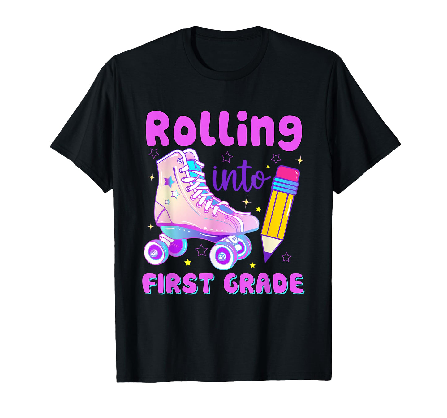 Rolling Into First Grade First Day of First Grade T-Shirt
