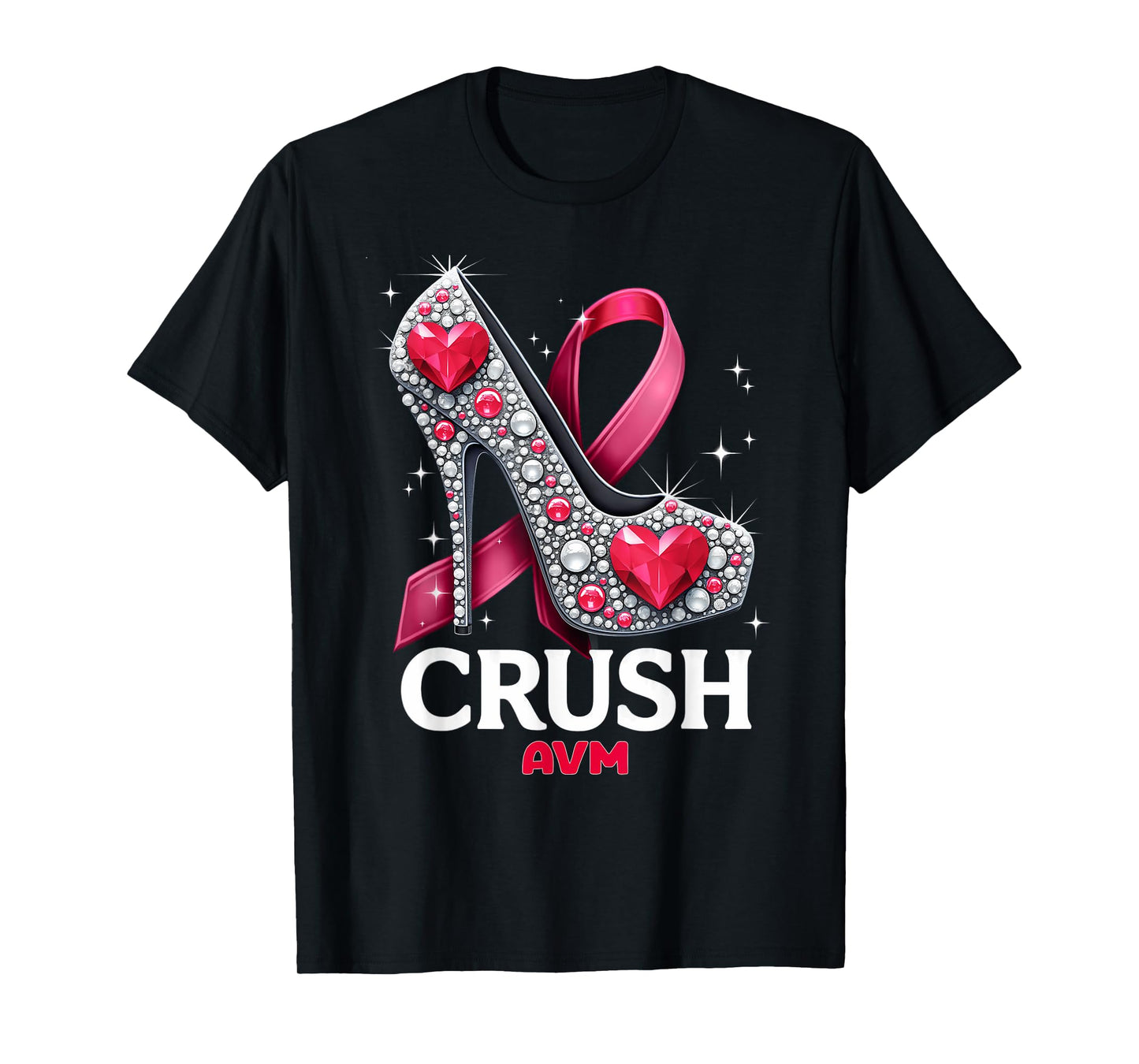 Girl Women Crush Arteriovenous Malformation AVM Awareness T-Shirt