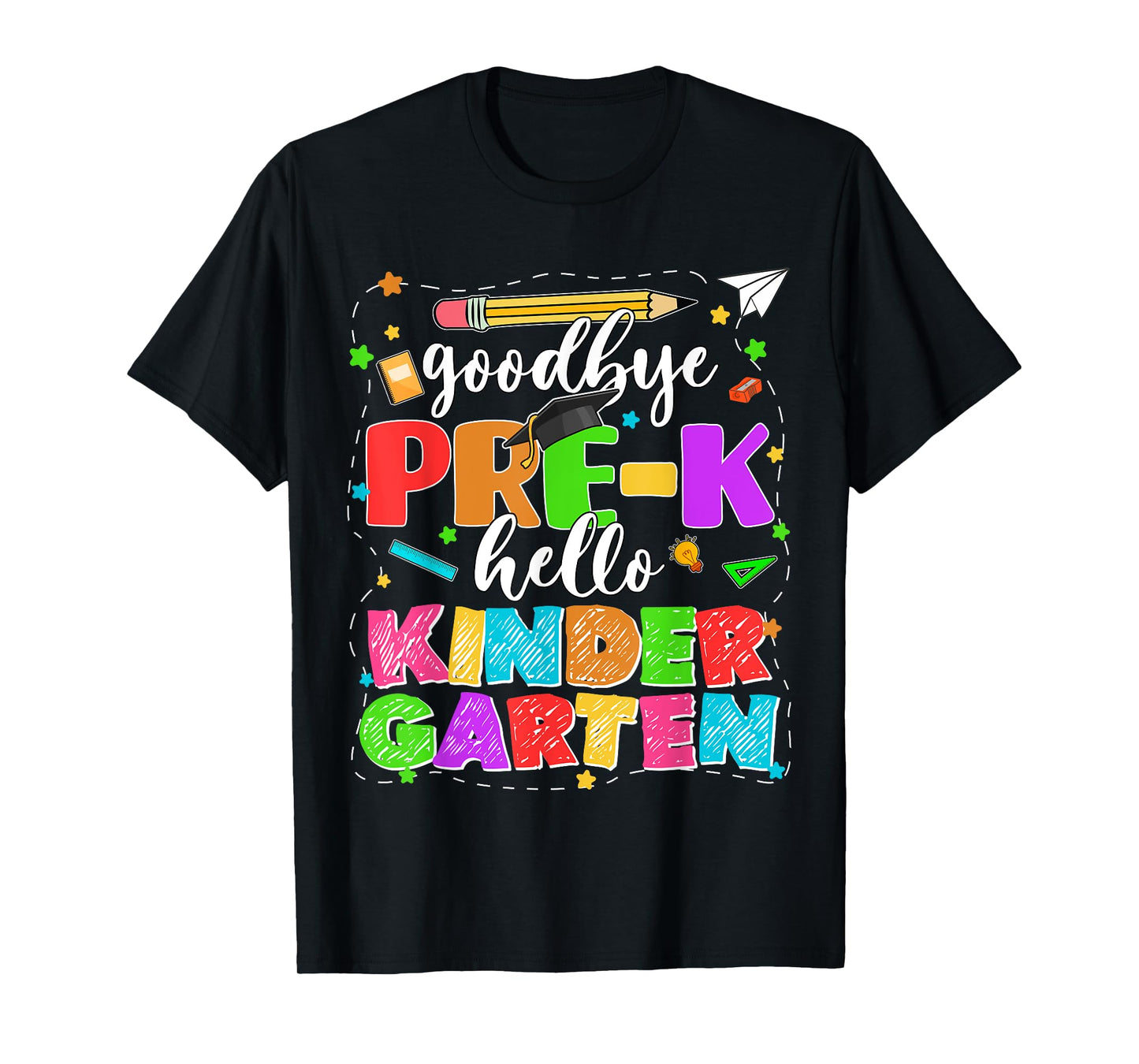 Goodbye Pre K Graduation Last Day Of School Teacher Boy Girl T-Shirt