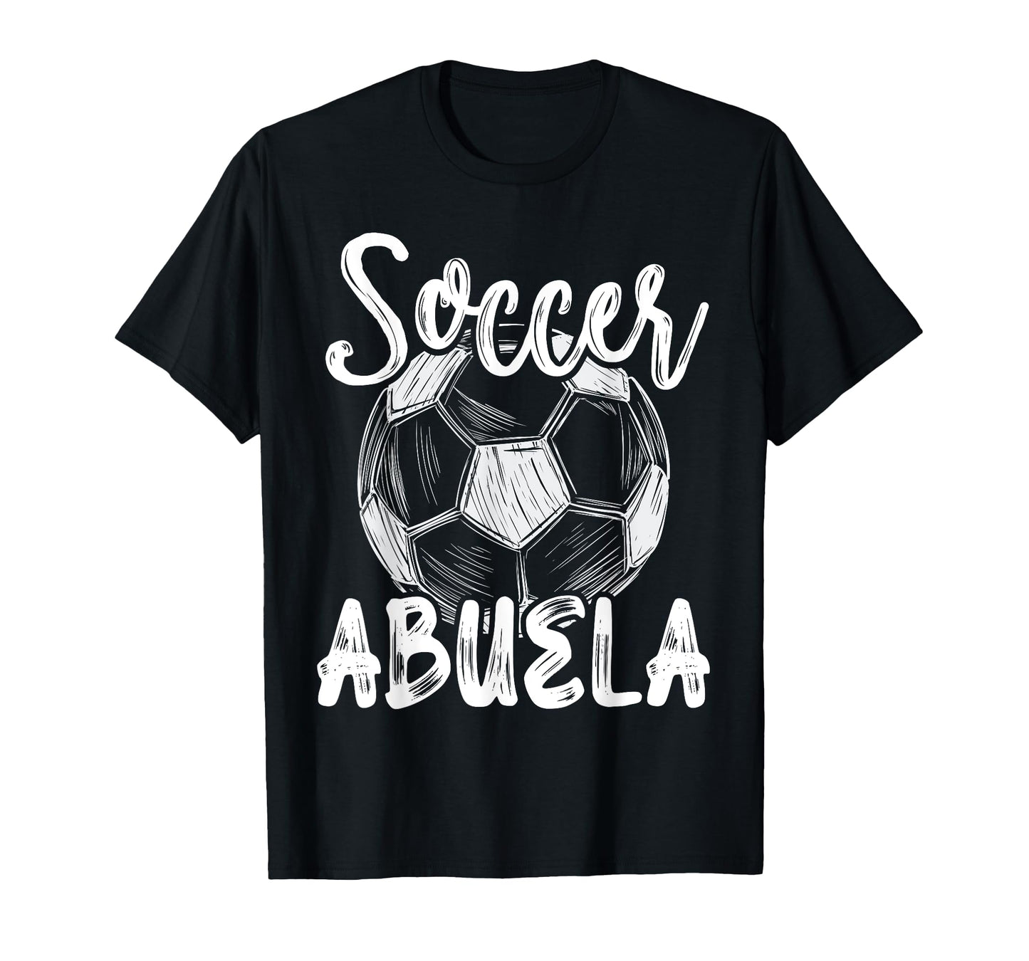 Soccer Abuela Women Family Matching Team Player Soccer Ball T-Shirt