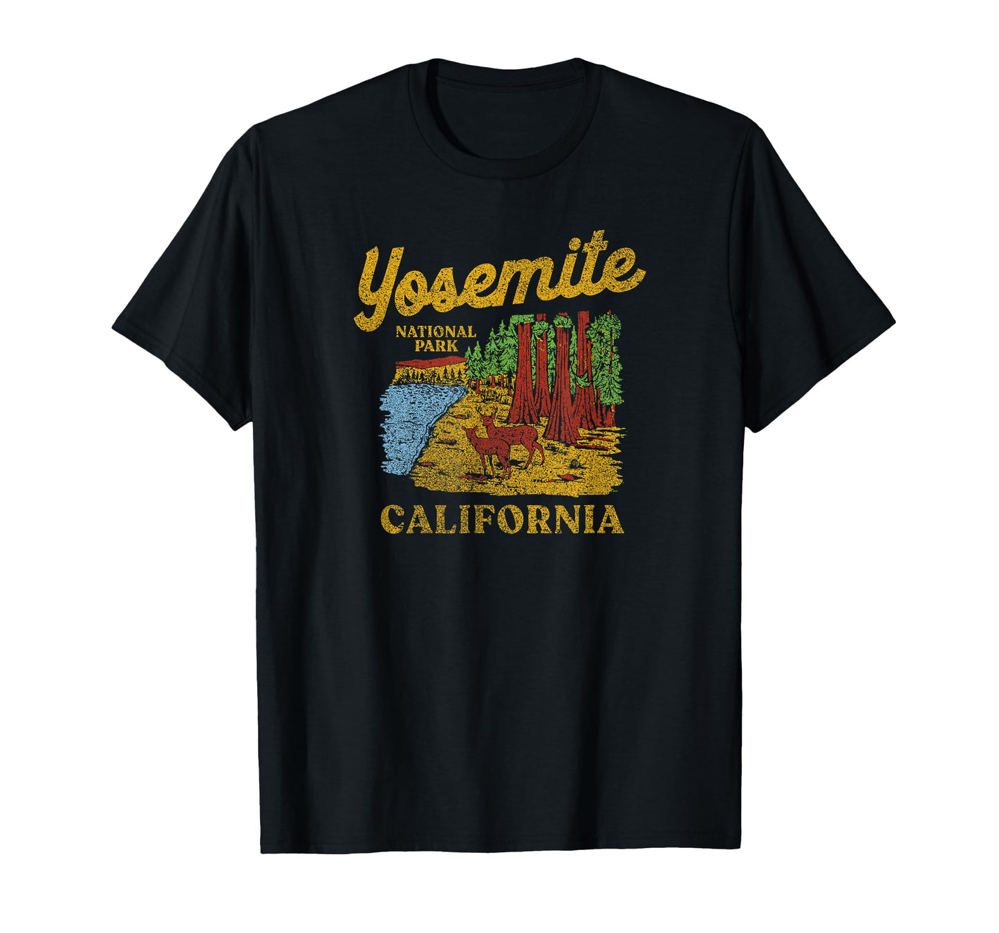 Yosemite National Park Redwoods Graphic T-Shirt