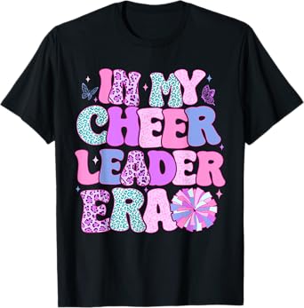In My Cheer Leader Era Youth Cheerleader Cheerleading T-Shirt