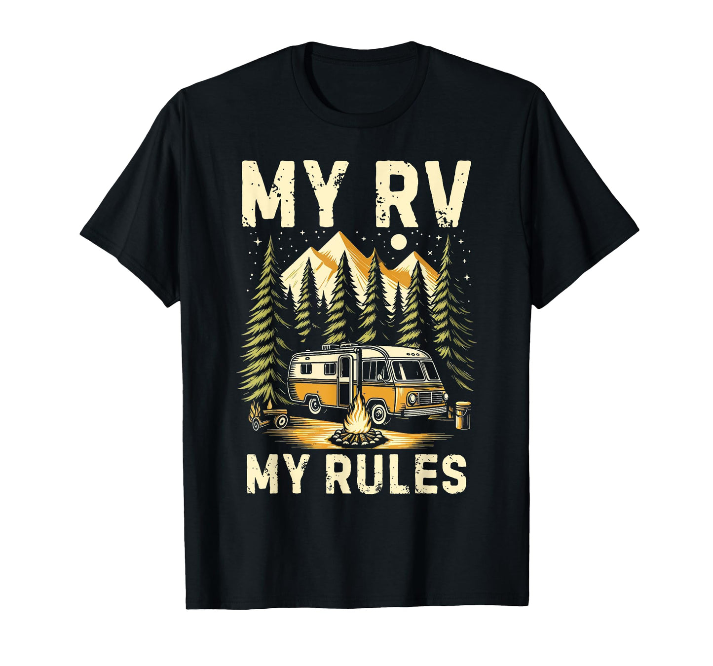 My RV My Rules Camping T-Shirt