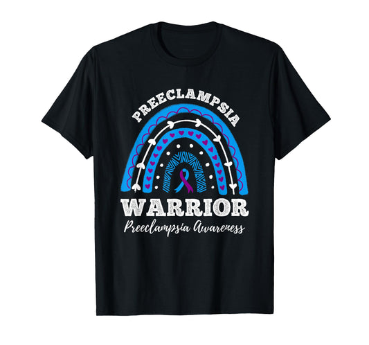 Rainbow Warrior Preeclampsia Awareness Month T-Shirt