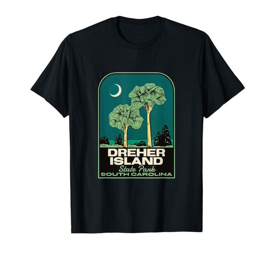Dreher Island State Park SC Vintage Travel T-Shirt