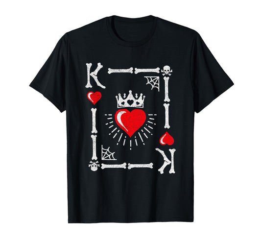 King of Hearts Card Costume - Halloween King of Hearts T-Shirt