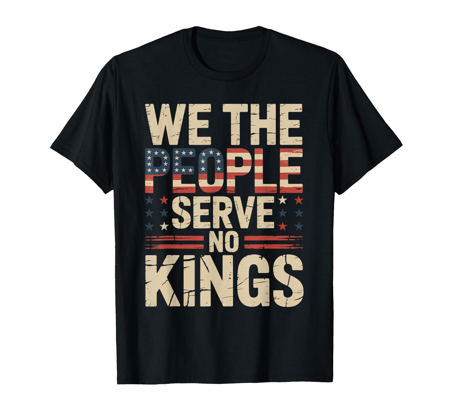 No Kings In America, Democracy, We The People T-Shirt