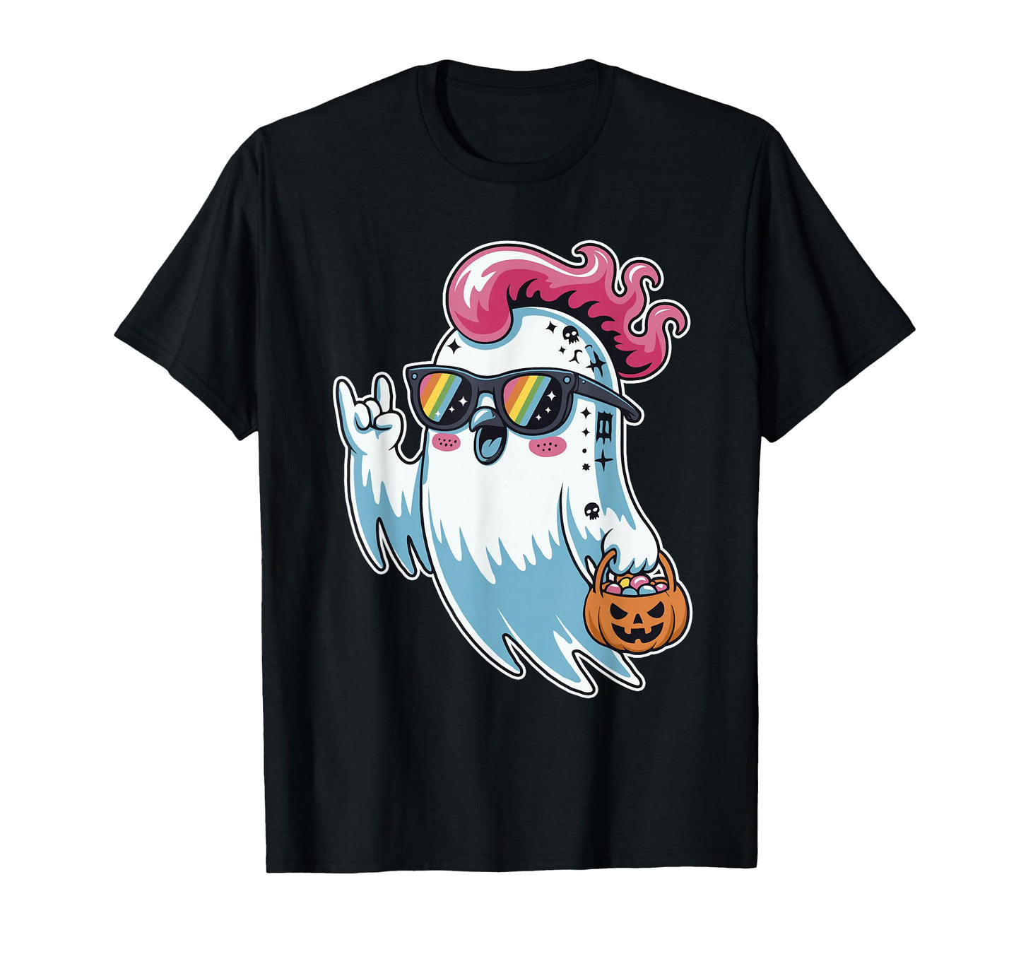 Spooky Budgie Skeleton Budgerigar Halloween T-Shirt