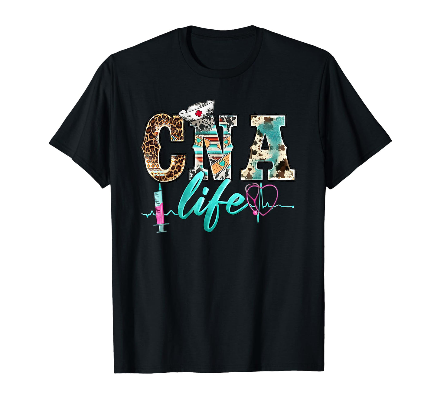 CNA Life Certified Nursing Assistant Medical Worker Hospital T-Shirt