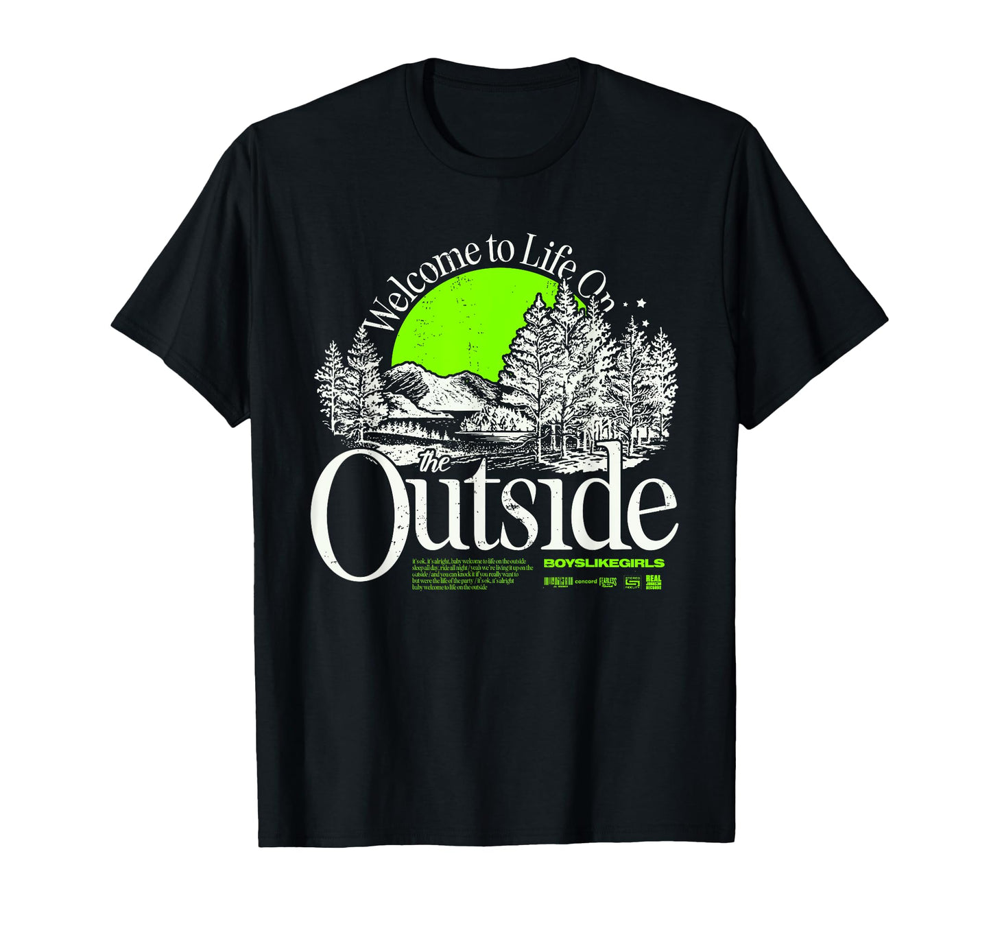 BOYS LIKE GIRLS - THE OUTSIDE T-Shirt