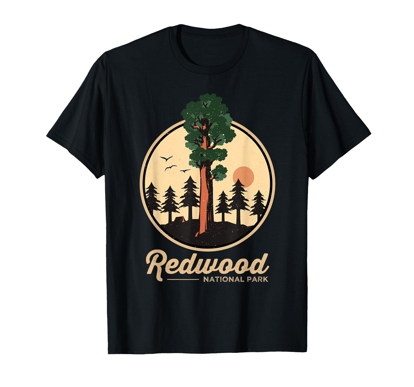 Redwood National Park Shirt California Vintage Redwood Tree T-Shirt