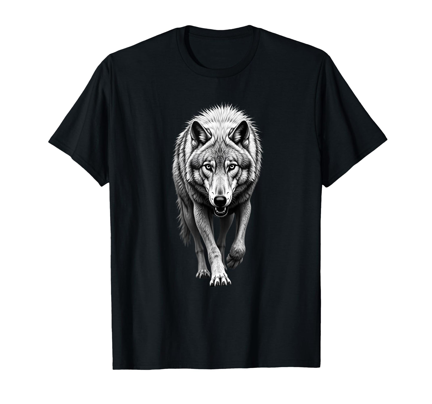 Wild Wolf Family Protector Mountain Forest Spirit Style T-Shirt