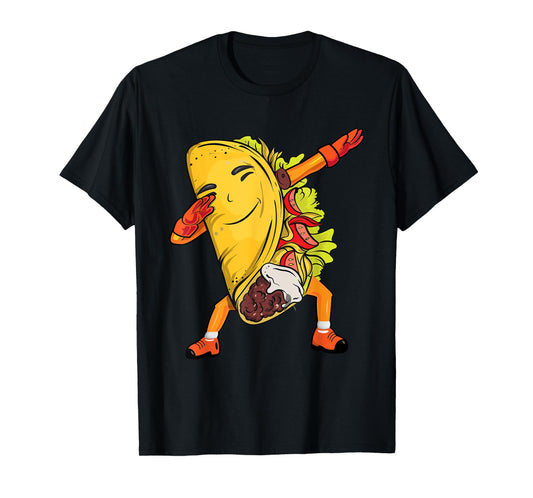 Dabbing Taco Funny Tacos Cinco De Mayo Kids Boys Pajama T-Shirt