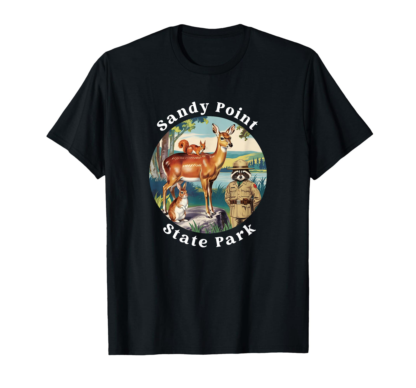 Sandy Point State Park Maryland Outdoors Vacation Souvenir T-Shirt