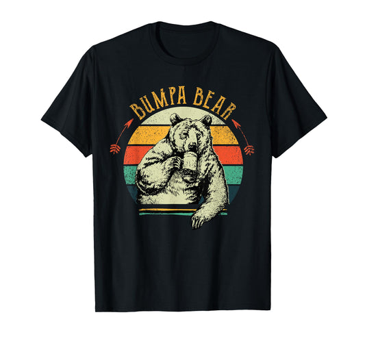 Vintage Bumpa Bear Shirt Funny Fathers Day T-Shirt