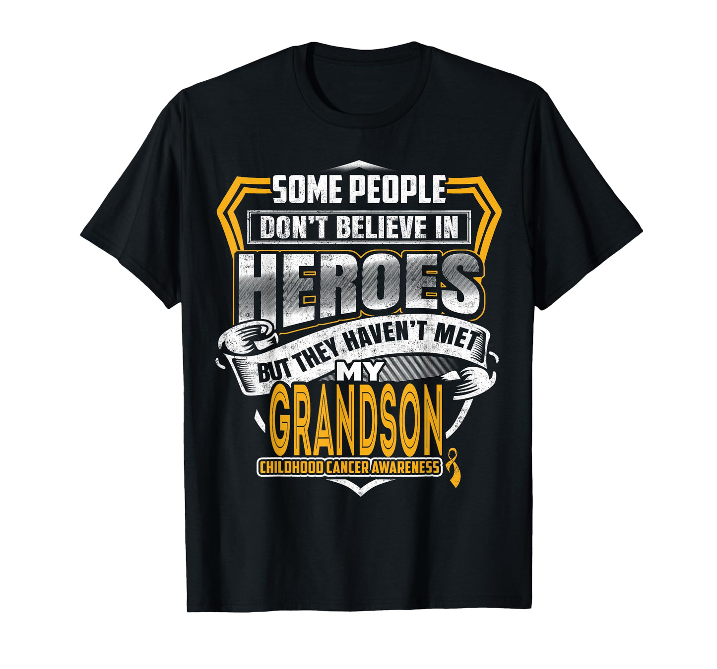 Childhood Cancer Warrior - I Wear Gold For My Grandson T-Shirt