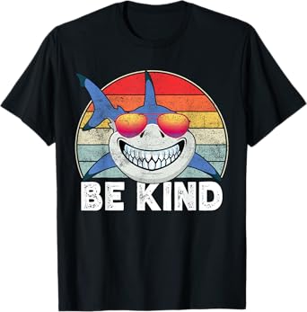 Be Kind Unity Day Orange Shark Kindness Anti Bullying Kids T-Shirt
