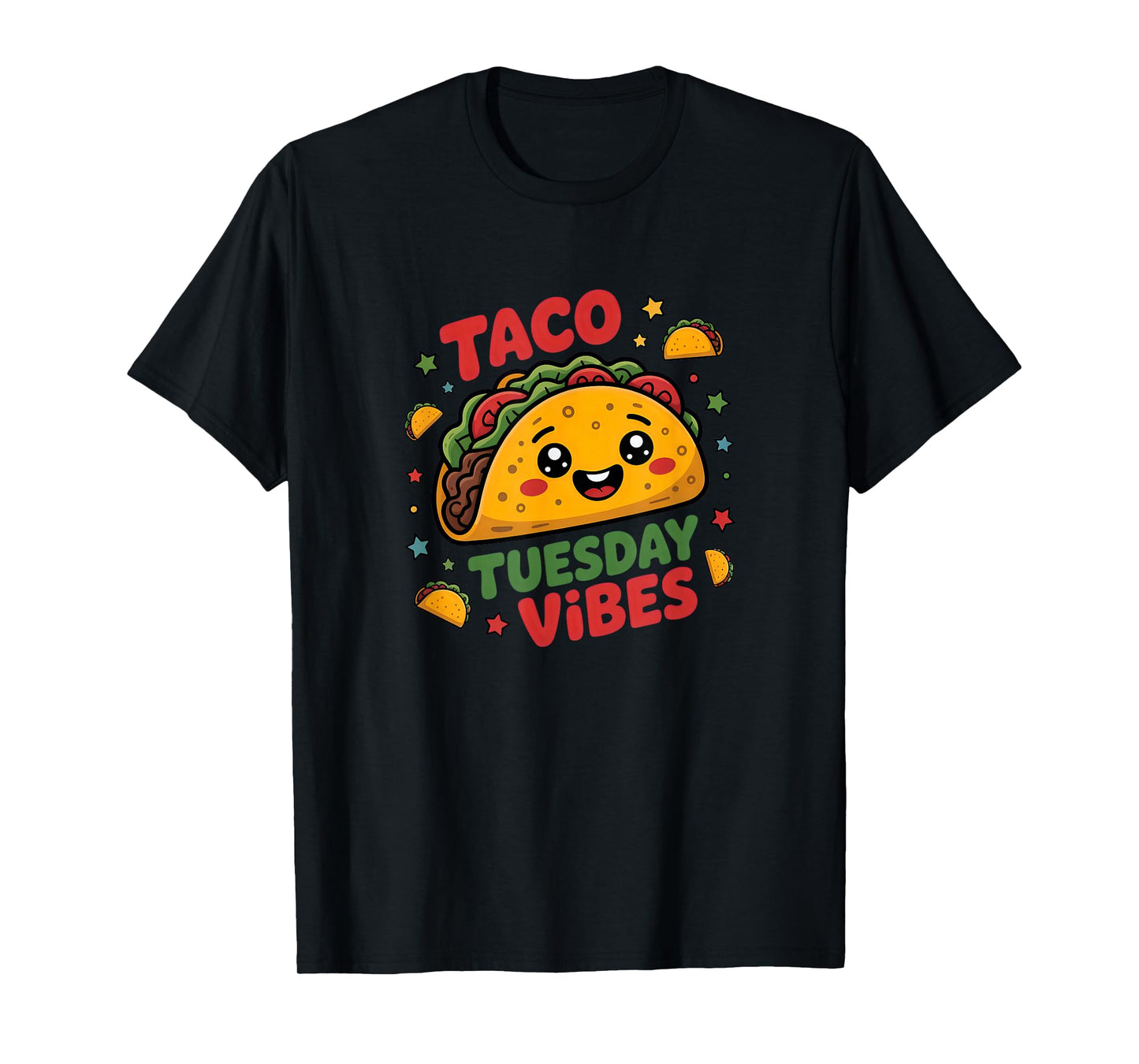 Taco Tuesday Vibes Mexican Food T-Shirt