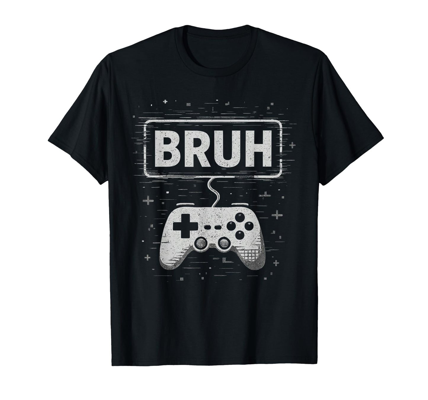 Halloween Video Game Costume Men Boys, Bruh Skeleton Gamer T-Shirt