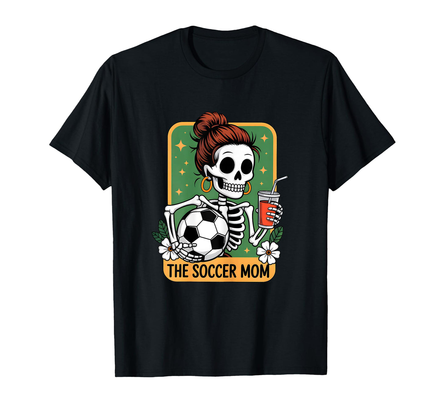 The Soccer Mom Tarot Card Skeleton Game Day Proud Moms T-Shirt