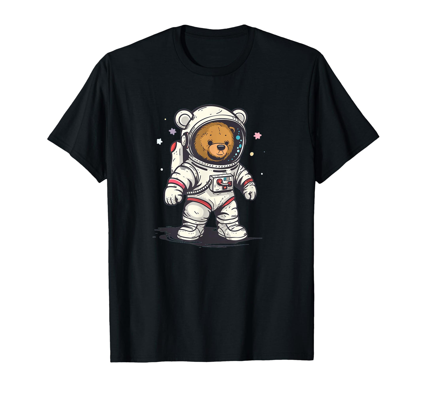 Funny Space Teddy Costume for Bear and Astronaut Lovers T-Shirt