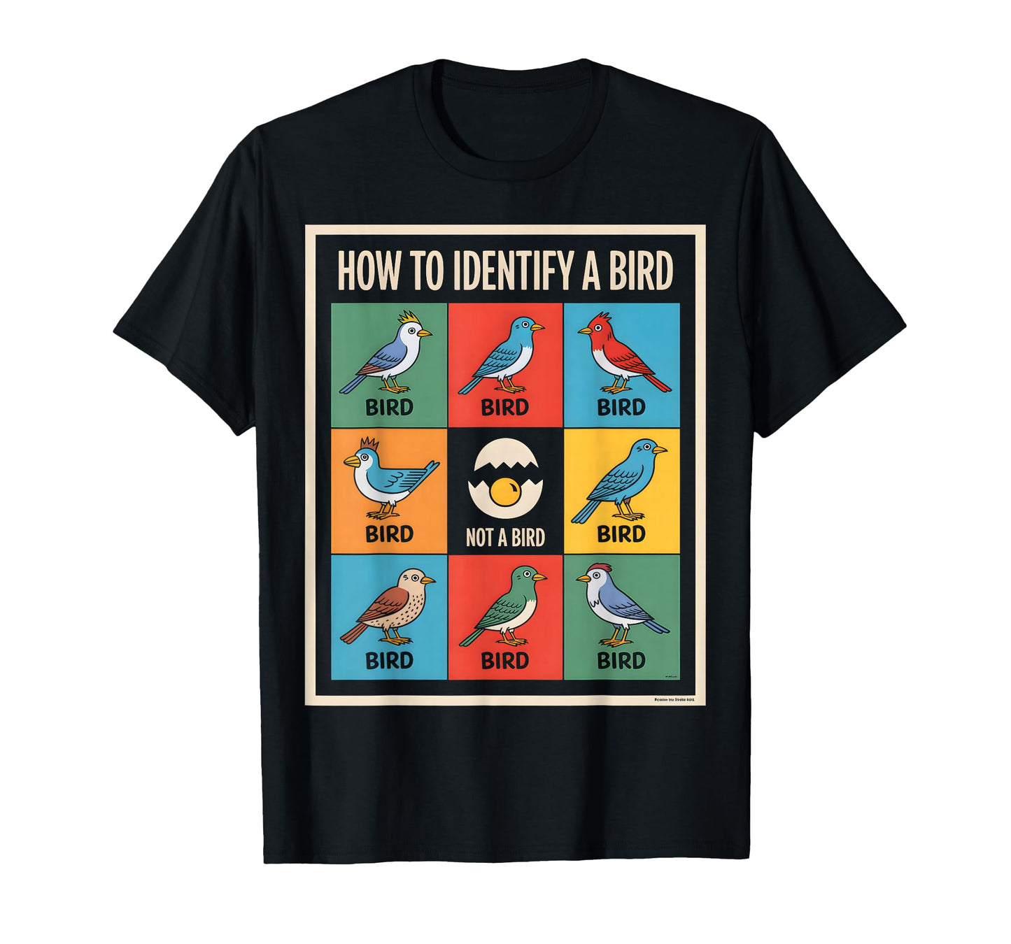 How to Identify Birds Funny Birdwatcher T-Shirt