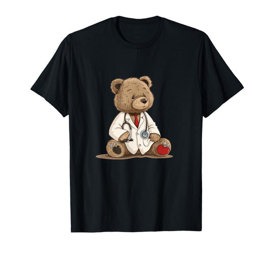 Cute Doctor Teddy Bear for Kids and Adults T-Shirt