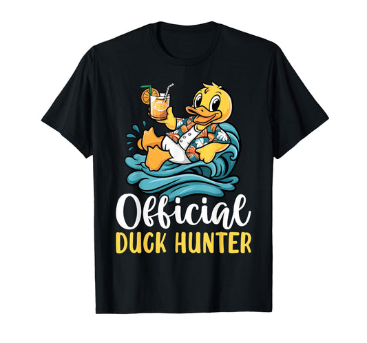 Duck Cruise Boat Tee Funny Rubber Duck Hunting Squad T-Shirt
