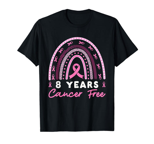 8 Years Breast Cancer Free Survivor Women T-Shirt