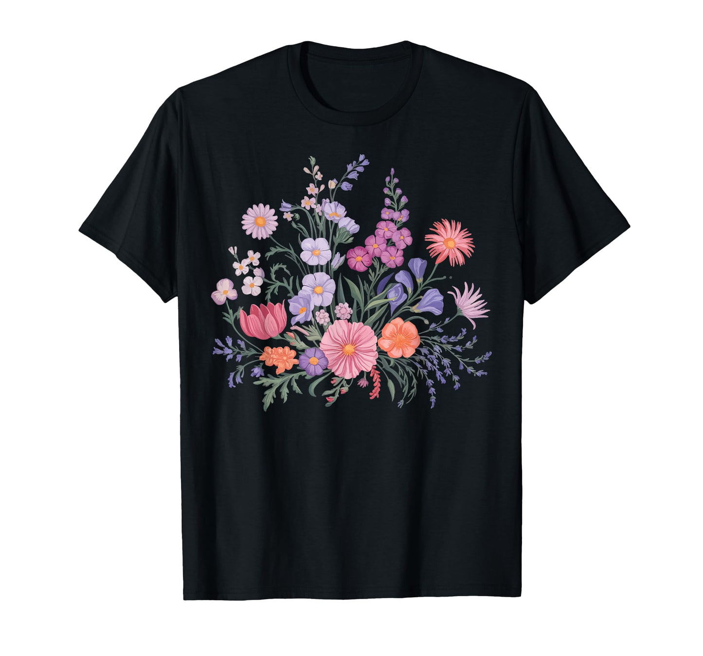 Wildflowers Nature Flowers Floral T-Shirt