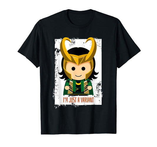 Cute Loki Variant Meme - I'm Just a Variant Chibi Character T-Shirt