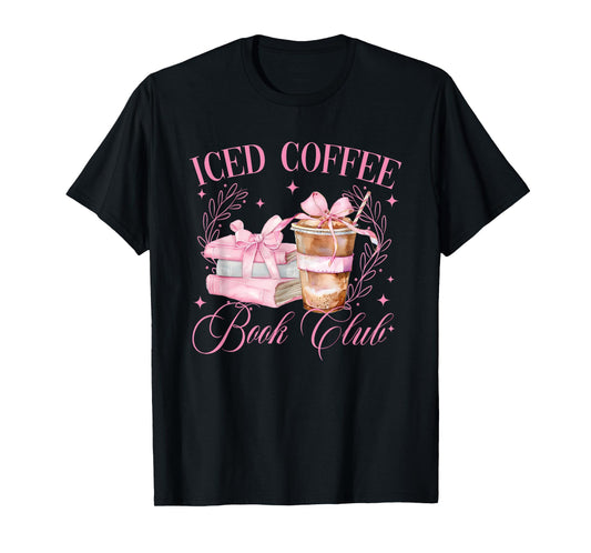Iced Coffee Book Club T-Shirt