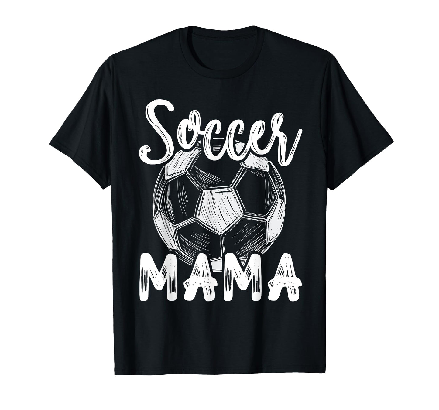 Soccer Mama Women Family Matching Team Player Soccer Ball T-Shirt