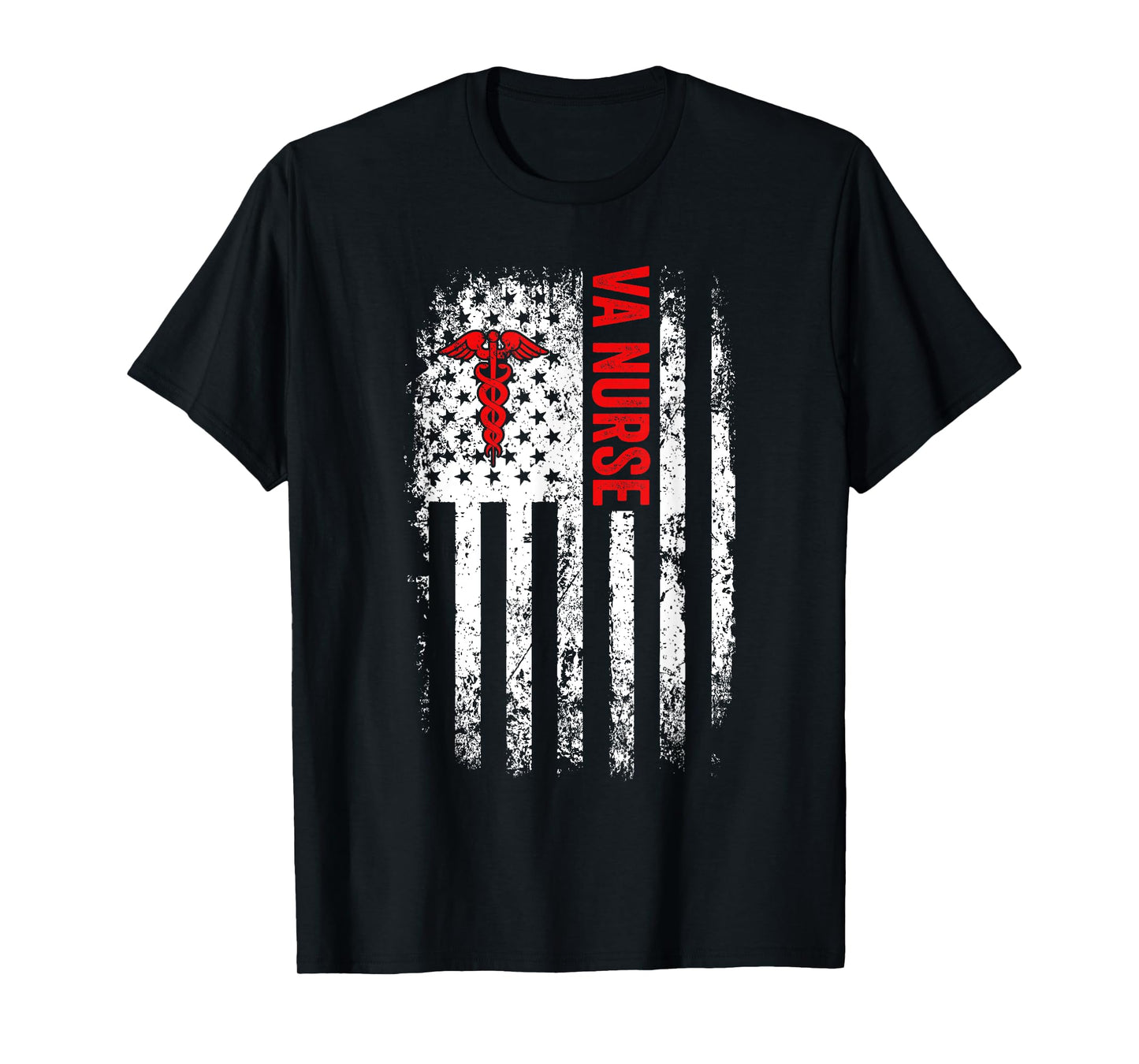 USA American Flag VA Nurse Appreciation Day For Women Men T-Shirt
