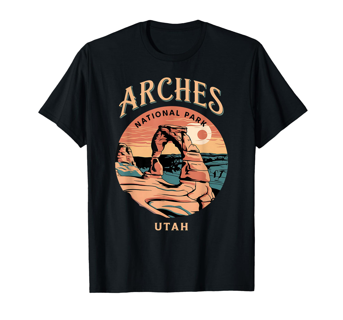 Hiking Camping Adventure Explorer Arches National Park Utah T-Shirt