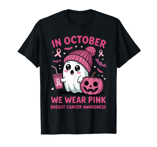 Breast Cancer in October We Wear Pink T-Shirt