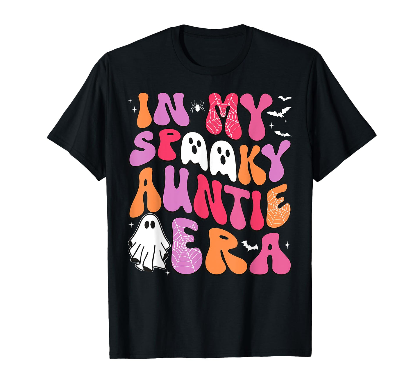 In My Spooky Auntie Era Auntie Halloween Funny Spooky Aunt T-Shirt