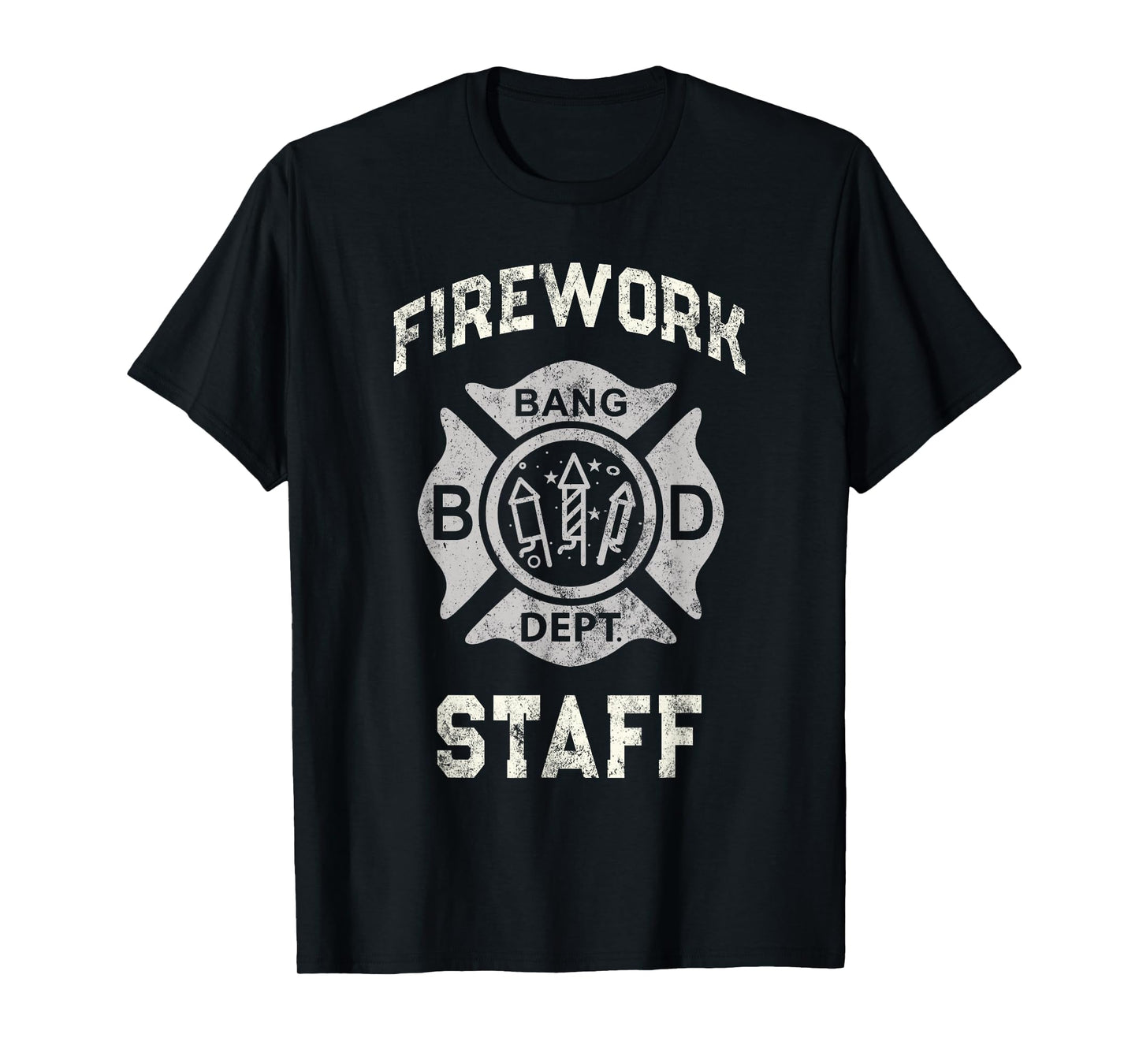 Funny FIREWORK STAFF Technician July 4th Fireworks Safety T-Shirt