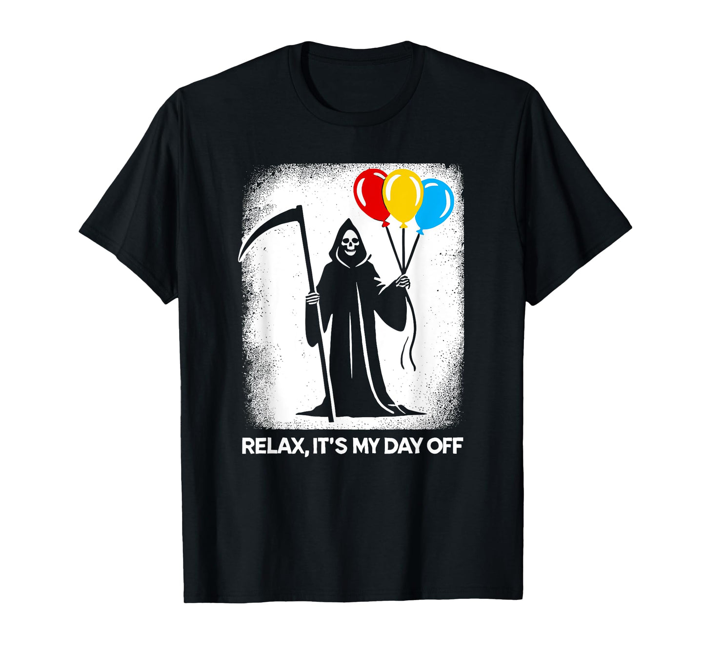 Grim Reaper Day Off Funny Halloween Funny Grim Reaper T-Shirt