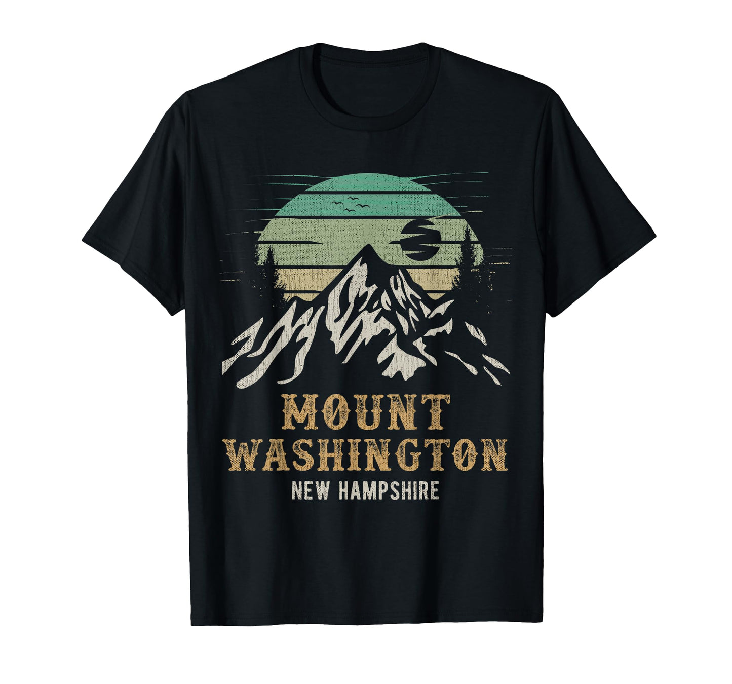 Retro Mount Washington NH Merchandise Hiking Mt Washington T-Shirt