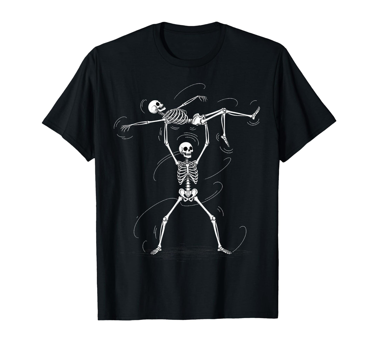 Cute Halloween Costume Dancing Skeleton Graphic Tee Dancers T-Shirt