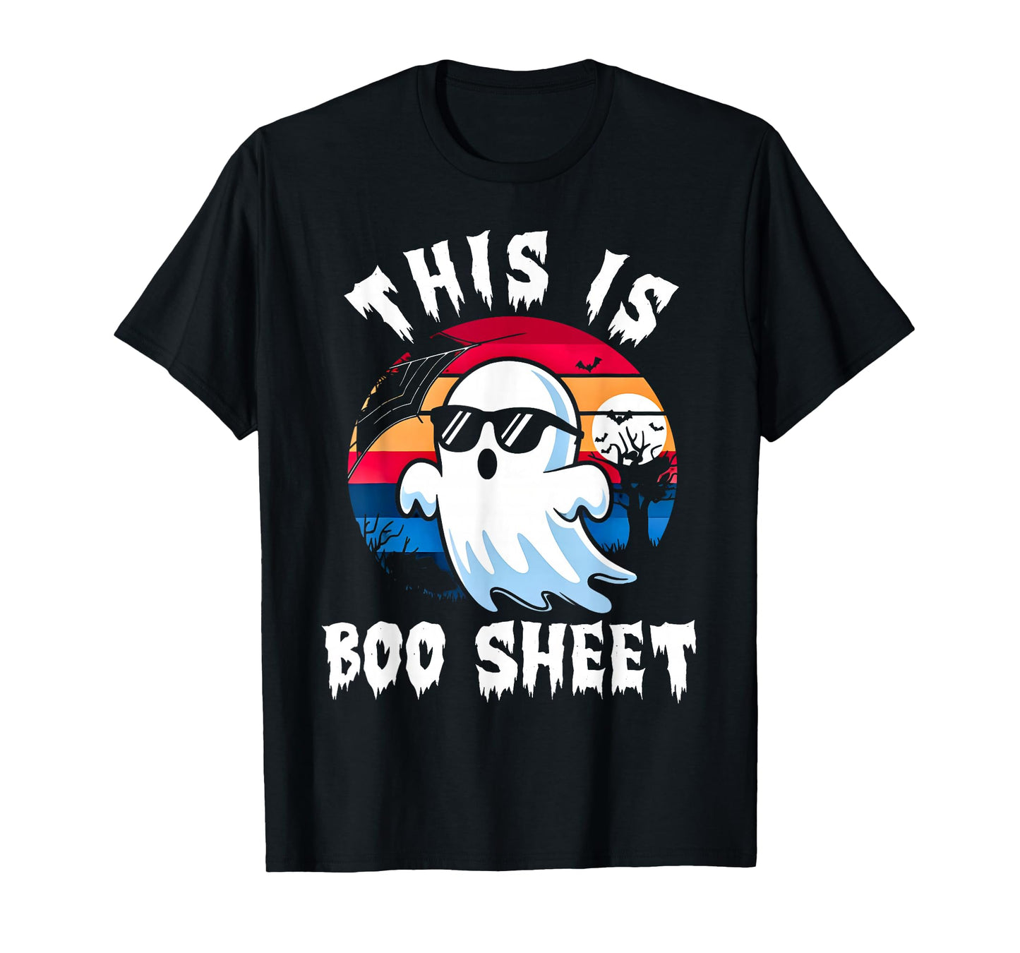 This is Boo Sheet Boo Ghost Halloween Men Women Kids T-Shirt