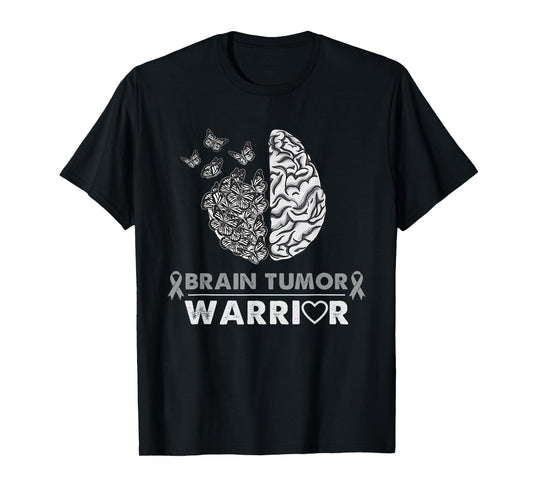 Brain Tumor Warrior Brain Tumor Awareness T-Shirt