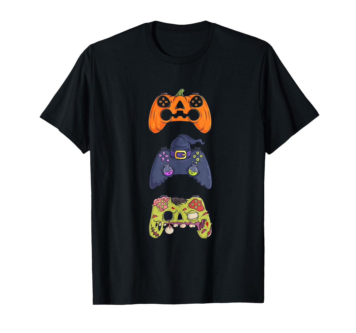 Halloween Skeleton Zombie Gaming Controllers Mummy. T-Shirt