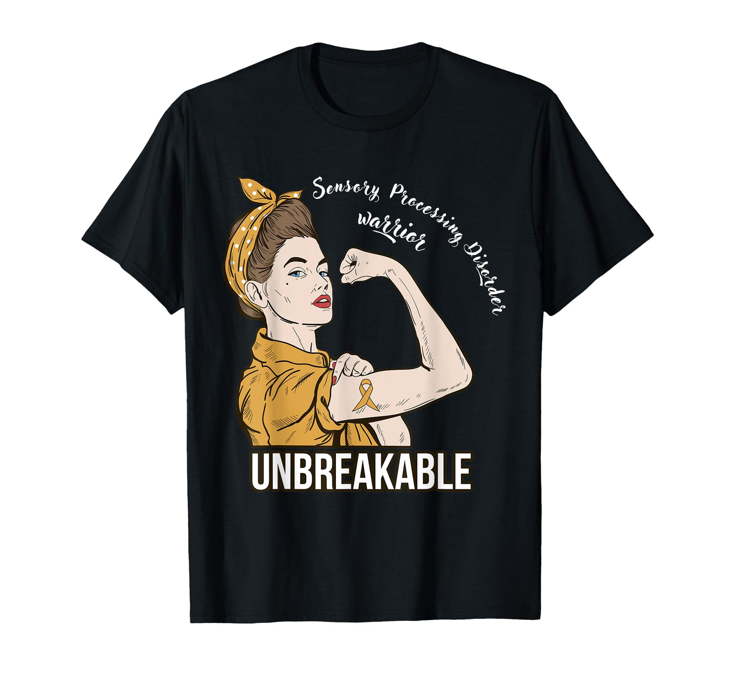 Sensory Processing Disorder Awareness Warrior SPD Support T-Shirt