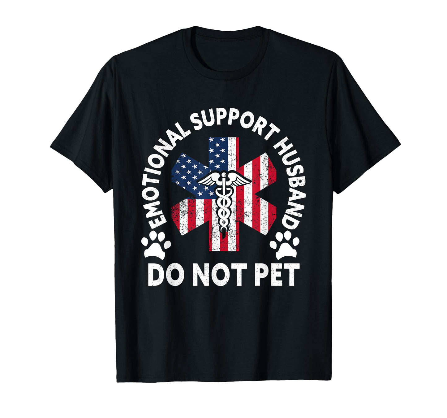 Emotional Support Husband Do Not Pet T-Shirt